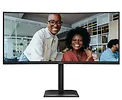 AOC Monitor CU34E4CV 34 cale 120Hz Curved VA HDMIx2 DP RJ45 HAS Głośniki