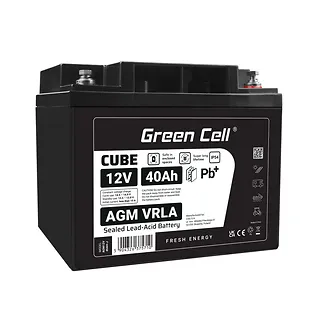 Green Cell Akumulator AGM VRLA 12V 40Ah IP54