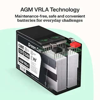 Green Cell Akumulator AGM VRLA 6V 4Ah IP54