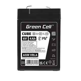 Green Cell Akumulator AGM VRLA 6V 4Ah IP54