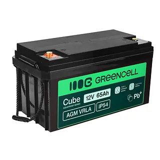 Green Cell Akumulator AGM VRLA 12V 65Ah IP54