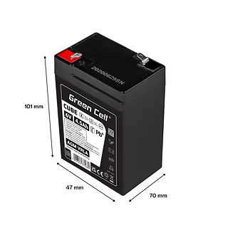 Green Cell Akumulator AGM VRLA 6V 4,5Ah IP54