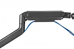 Digitus Uchwyt ramię biurkowe pojedyncze z zaciskiem i sprężyną mechaniczną 1x LCD max. 49" 20kg, VESA: 75x75, 100x100, czarne