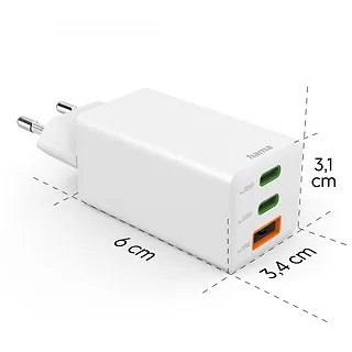 Hama Ładowarka sieciowa 65W Gan PD/QC