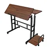 Maclean Mobilne biurko regulowane MC-124 B max 50kg, regulacja wysokości 67-115 cm, blat 80x60 cm