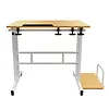 Maclean Mobilne biurko regulowane MC-124 W regulacja wysokości 67-115cm, max 50kg, blat 80x60 cm