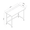 Maclean Składane mobilne biurko MC-1250 B blat 100x50 cm, max50 kg Czarne