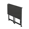 Maclean Składane mobilne biurko MC-1250 B blat 100x50 cm, max50 kg Czarne