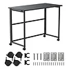 Maclean Składane mobilne biurko MC-1250 B blat 100x50 cm, max50 kg Czarne