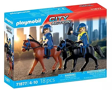 Playmobil Zestaw z figurkami Action Heroes 71877 Policja konna