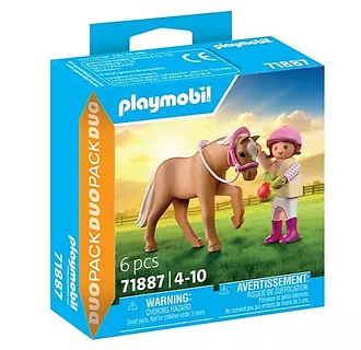 Playmobil Zestaw z figurkami Duo Pack 71887 Dziewczynka z kucykiem