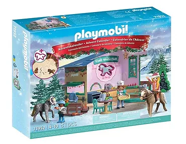 Playmobil Zestaw z figurkami Horses of Waterfall 71952 Świąteczne wypieki w kawiarni jeździeckiej