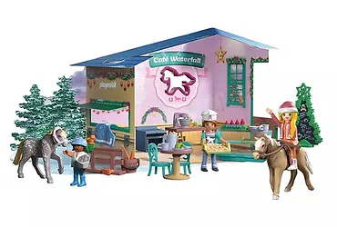 Playmobil Zestaw z figurkami Horses of Waterfall 71952 Świąteczne wypieki w kawiarni jeździeckiej