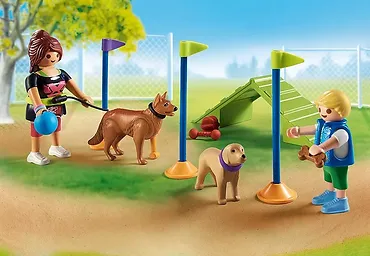 Playmobil Zestaw z figurkami My Life 71745 Plac zabaw dla psów