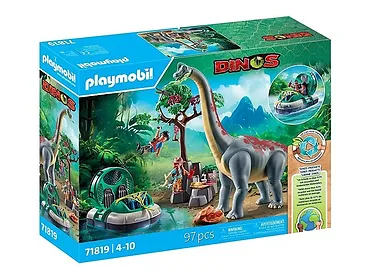 Playmobil Zestaw z figurkami Dinos 71819 Brachiozaur z poduszkowcem