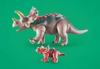 Playmobil Zestaw z figurkami Dinos 71821 Triceratopsy
