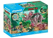 Playmobil Zestaw z figurkami Dinos 71821 Triceratopsy