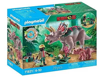 Playmobil Zestaw z figurkami Dinos 71821 Triceratopsy