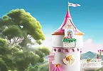 Playmobil Zestaw z figurkami Princess Magic Zamek księżniczek z parą królewską