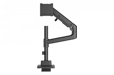 Digitus Ramię biurkowe pojedyncze z zaciskiem i sprężyną gazową 1x LCD max. 57" 27kg, VESA: 75x75, 100x100, czarne