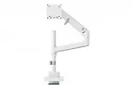 Digitus Ramię biurkowe pojedyncze z zaciskiem i sprężyną gazową 1x LCD max. 57" 27kg, VESA: 75x75, 100x100, białe
