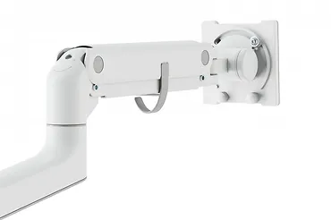 Digitus Ramię biurkowe pojedyncze z zaciskiem i sprężyną gazową 1x LCD max. 57" 27kg, VESA: 75x75, 100x100, białe