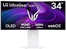 Monitor LG 34” UltraGear 34GX90SA-W | OLED | 3440x1440 (UWQHD) | 240Hz | 0,03ms | 21:9 | FreeSync
