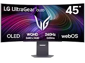 Monitor LG 45” UltraGear 45GX90SA-B | OLED | 3440x1440 (UWQHD) | 240Hz | 0,03ms | 21:9 | FreeSync
