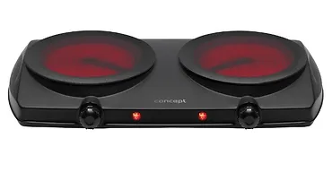 Concept Kuchenka elektryczna dwupalnikowa czarna VE3060