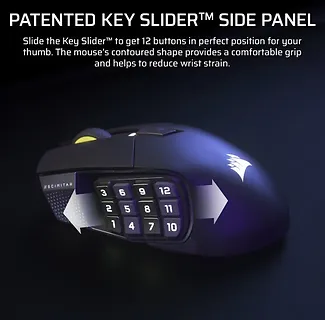 Corsair Mysz bezprzewodowa Scimitar Elite Wireless SE Gun Metal 33000 DPI