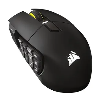 Corsair Mysz bezprzewodowa Scimitar Elite Wireless SE Gun Metal 33000 DPI