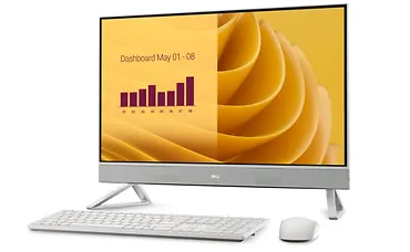 Komputer Dell 27 All-in-One EC27250  Win 11Pro/i5-1334U/16GB/512GB SSD/27.0 FHD/Intel Iris Xe/Cam/WLAN+BT/Wireless Kb & Mouse/3Y ProSupport