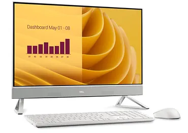 Komputer Dell 27 All-in-One EC27250  Win 11Pro/i5-1334U/16GB/512GB SSD/27.0 FHD/Intel Iris Xe/Cam/WLAN+BT/Wireless Kb & Mouse/3Y ProSupport