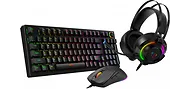 YENKEE Zestaw Gaiming Premium YGS 03 3w1 klawiatura, mysz, sĹuchawki