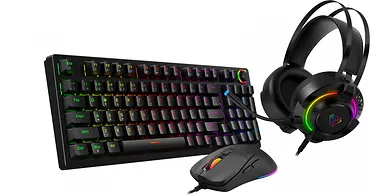 YENKEE Zestaw Gaiming Premium YGS 03 3w1 klawiatura, mysz, sĹuchawki
