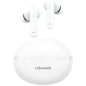 USAMS SĹuchawki bluetooth TWS E02 ANC+ENC white
