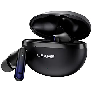 USAMS SĹuchawki bluetooth TWS E02 ANC+ENC czarne