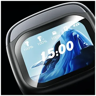 AWEI SĹuchawki bluetooth ENC TP100 5.4 TWS LCD czarne