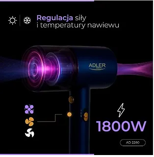 Adler Suszarka do wĹosĂłw 1800 W  AD 2280