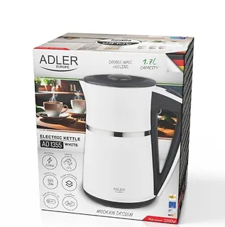 Adler Czajnik 1.7l biaĹy AD 1355w