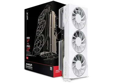 Karta graficzna XFX Swift Radeon RX 9070 OC White Triple 90mm Fan Gaming 16GB GDDR6