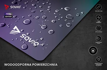 Podkładka 700x300x3mm SS Prism Edition L SAVIO