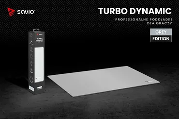 Podkładka 900 x 400 x 3 mm Turbo Dynamic Grey Edition XL SAVIO
