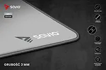 Podkładka 900 x 400 x 3 mm Turbo Dynamic Grey Edition XL SAVIO