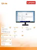 Lenovo Monitor ThinkVision S24-4e 23.8 64B5KAT1EU