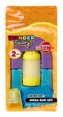 MGA Piasek kinetyczny Wonder Factory Never Dry Sand Bag, Fioletowy, turkusowy