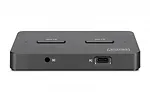 Digitus Stacja dokująca USB-C 3.2 Gen2 dla dysków SSD M.2 Duo NVMe oraz SATA (max. 2x 4 TB) z czytnikiem kart SD-Express 7.1 (max. 2 TB), czarna