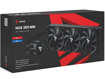 Chłodzenie wodne procesora NOX 360 mm