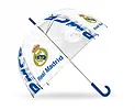 Kids Euroswan Parasolka przezroczysta manualna Real Madryt