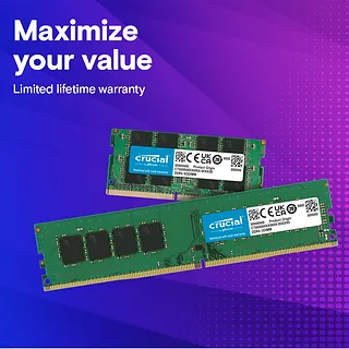 Crucial Pamięć do notebooka DDR4 SODIMM 32GB/3200 (2*16GB) CL22